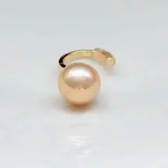 淡水真珠　本真珠　ナチュラルカラー　イヤーカフ　ノンホール