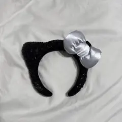 ユニバ キティちゃんカチューシャ黒