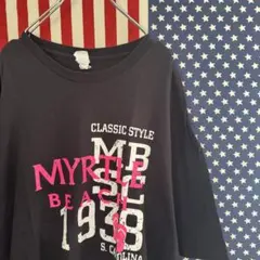 あ*ぴ様 輸入古着 ロゴプリントTシャツ 【3XL】 オーバーサイズ