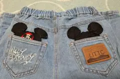 LITTC ミッキー刺繍デニムパンツ 110cm