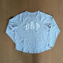 未使用 GAP ロゴ 長袖Tシャツ グレー M レディース