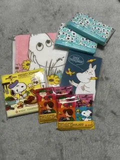 USJ スヌーピー 、ムーミン ノベルティ グッズ まとめ売り