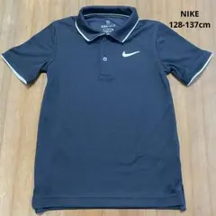 Nike DRI-FIT ブラックポロシャツ　128 〜137cm