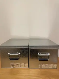 無印良品　トタンボックス　2個セット　廃盤品