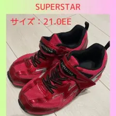 SUPERSTAR スニーカー レッド 21.0EE