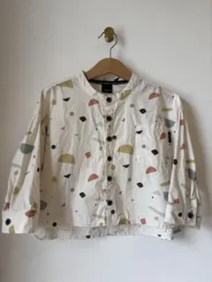 manina 幾何学模様 シャツ 110