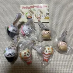 ちいかわ寿司フィギュアキーホルダーちいかわハチワレ栗まんじゅうモモンガシーサー