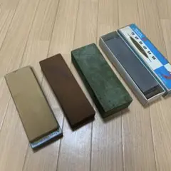 人造砥石　仕上げ砥　中砥　荒砥　4個セットのサムネイル