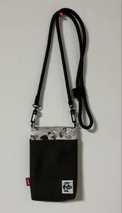 CHUMS スマホショルダーポーチ　ダークブラウン