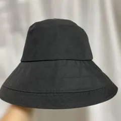 無印良品　ハット　日避け　UV 黒　55〜57.5cm　326959-420のサムネイル