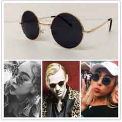 ⭕人気のお洒落✨ サングラス トレンド 丸サングラス 丸型 丸メガネ オシャレ