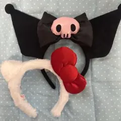 猫耳＆ハローキティカチューシャセット