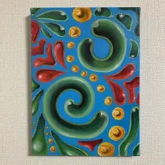 油彩画 油絵 オリジナルアート f4