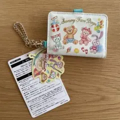 【販売終了品】新品未使用　2019年　ダッフィーのサニーファン　パスケース