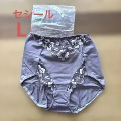 【新品】セシール　レディース ショーツ アッシュグレー　 レースデザインのサムネイル