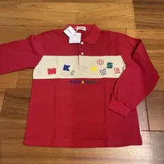 ミキハウス ポロシャツ 130 赤