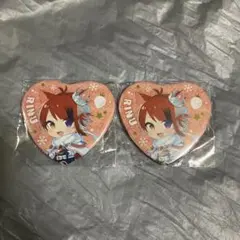 すとぷり　2022クリスマス　ハート缶バッチ　莉犬