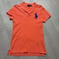 ラルフローレンポロシャツサーモンピンクXS