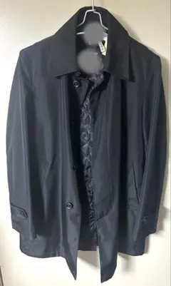 TEIJIN MEN'S SHOP ステンカラーコート ライナー付 着丈80 黒