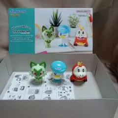ニャオハ＆クワックス＆ホゲータ　ポケプラクイック！ プラモデル　バンダイ