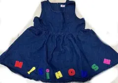 ミキハウス　デニムワンピース　80-90 子供服