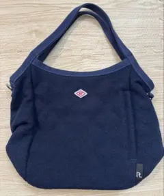 【匿名配送】ROOTOTE ネイビー キルティング トートバッグ　冬