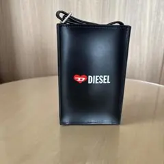 未使用✨DIESEL スマホショルダーバッグ ミニバック　小物　バッグ　ブラックのサムネイル