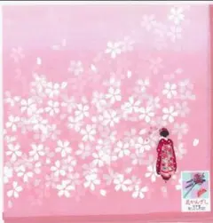 ️tomo様専用 桜の花柄 ピンク ハンカチ