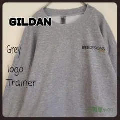 90Ｓ古着GILDANギルダンワンポイントロゴ裏起毛スウェットトレーナー長袖