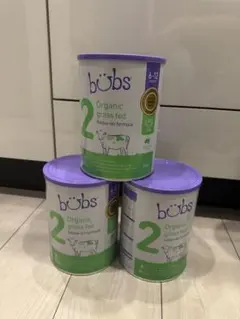 bubs オーガニック粉ミルク 3缶セット 6-12ヶ月