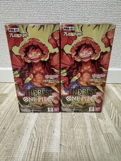【新品未開封テープ付き】　ワンピースカード　THE BEST 2箱セット