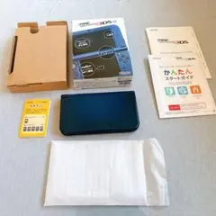 【上画面IPS・箱付き・美品】New ニンテンドー3DS LL メタリックブルー