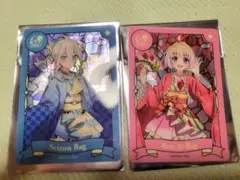 Plott POPUP フラグちゃん トレーディングクリアカード 2枚セット