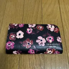 kate spade 花柄 二つ折り財布