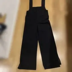 黒のサロペット・オーバーオール　夏
