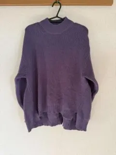 earth music & ecology パープルセーター