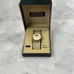 G*B様 SEIKO QUARTZ ムーンフェイズ 腕時計 本体　ベルト無し　ヴ G*B様 SEIKO QUARTZ ムーンフェイズ 腕時計 本体 ベルト無し ヴ - メルカリ