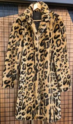 希少Lサイズ FOREVER21 レオパード ファーコート 豹柄 フェイクファー