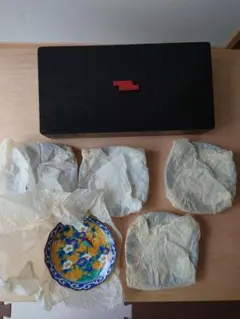 未使用　箱付き　小皿　第壱陶器　九谷焼　色絵花鳥