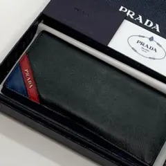 ギャランティ完備/プラダ サフィアーノレザー 財布 長財布 ウォレット