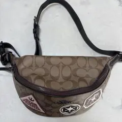COACH ボディバッグ シグネチャー 花柄 ビルス様専用 - メルカリ