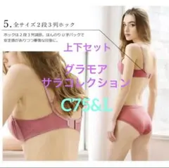 新品未使用品　グラモア　サラコレクション 育乳レディース ブラジャー＆ショーツのサムネイル