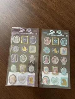 ディズニープリンセス レリーフデコレーションシール 2枚