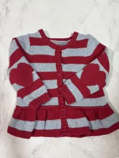 ギャップ ストライプ カーディガン ハート