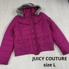 y2k JUICY COUTURE ダウンジャケット L ギャル　フリル　ファー