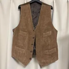 コーデュロイ ベスト