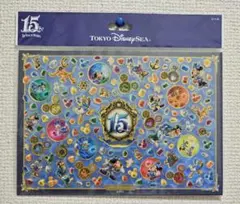 TDR TDS 東京ディズニーシー15周年 シール Wishes