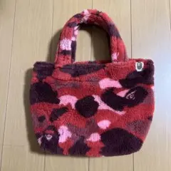 ⭐︎超レア⭐︎A BATHING APE ボア トートバッグ ピンクカモ - メルカリ