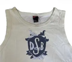 DIESEL ディーゼル タンクトップ L ペールグリーン ロゴ刺繍 Y2Kのサムネイル