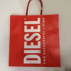 DIESEL 赤 ショッピングバッグ